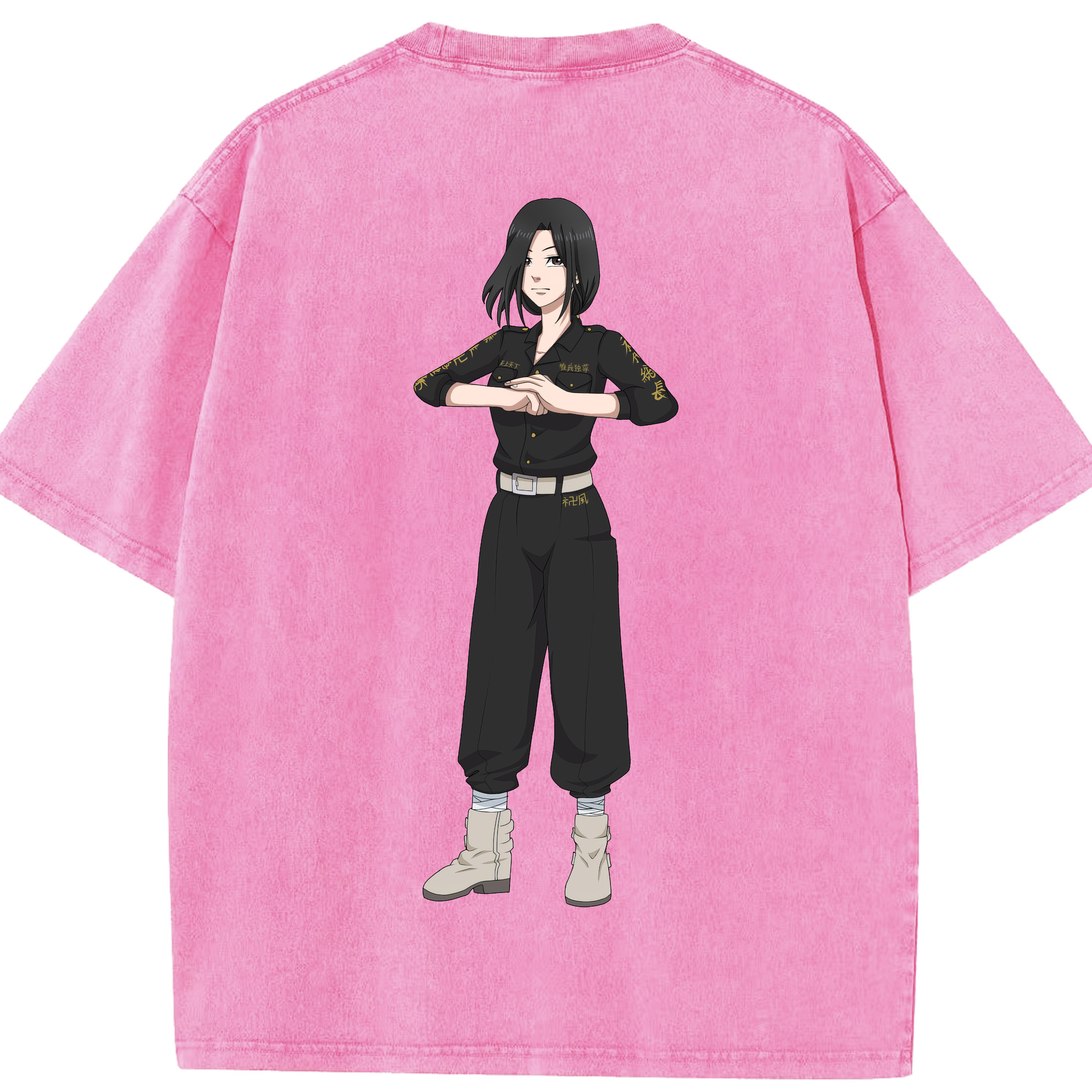 （画像用） 東京リベンジャーズ Tokyo Revengers 綿100% ヴィンテージ風 半袖Tシャツ（背面プリント）